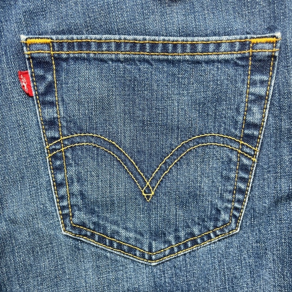 RE/DONE Levis Jeans Blue Denim Size 28 High Rise Ankle Crop Vintage Style - Picture 4 of 13